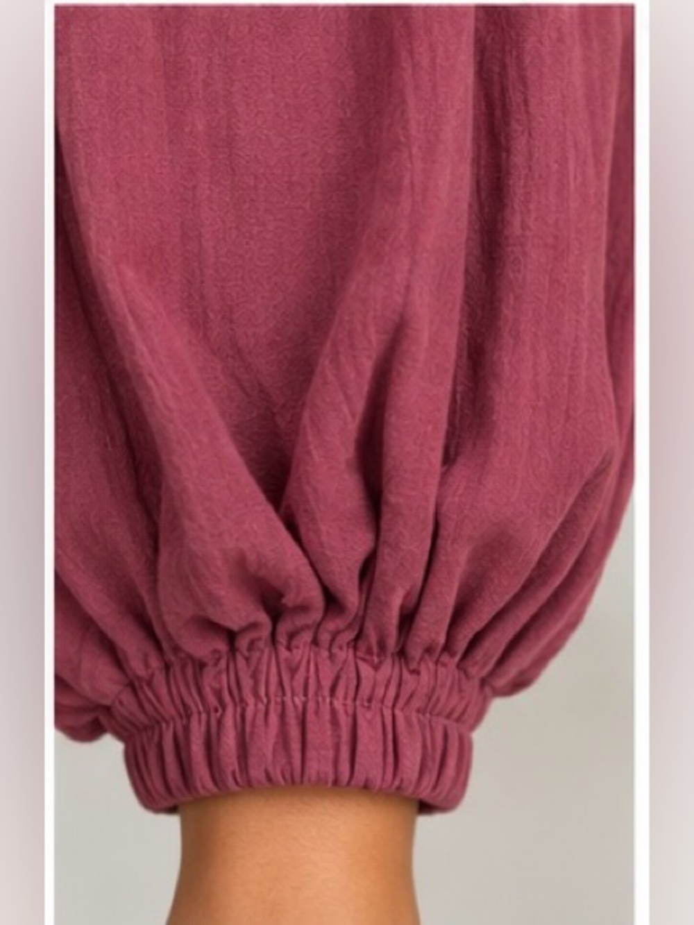 Easel Wide Leg Harem Genie Pants with Pockets - Large - NWT - Picture 7 of 12